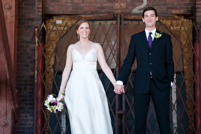 Jessica and Troy's Downtown Chicago Wedding | Couples Portraits