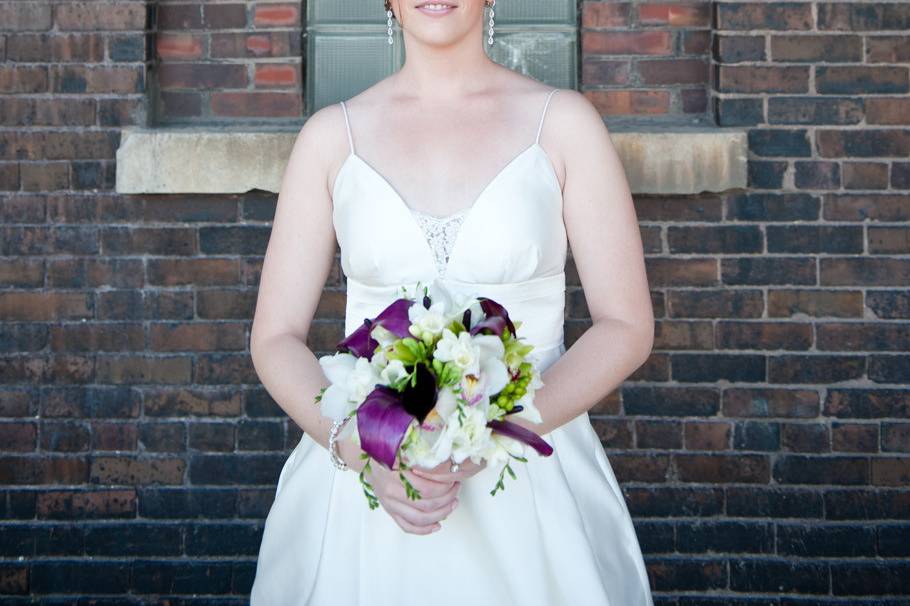 Jessica and Troy's Downtown Chicago Wedding | Bride Portraits