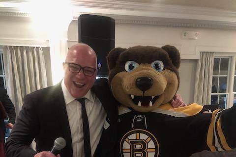 Bruin the bear at the Wedding