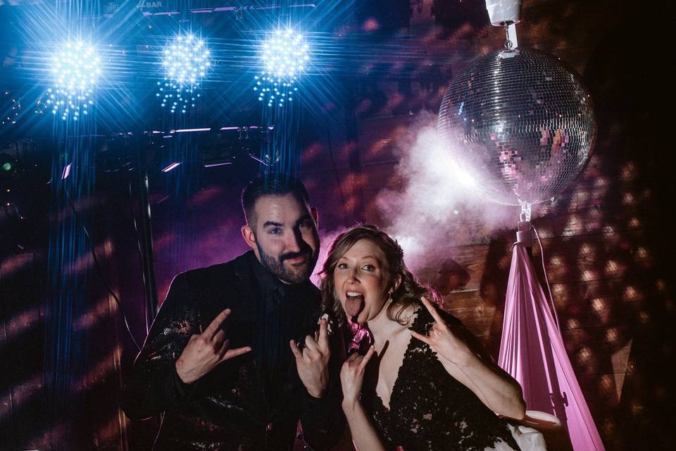 Awesome couples + fun lights