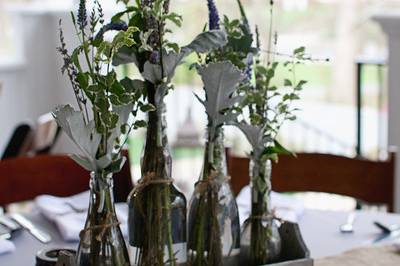 A verdant centerpiece