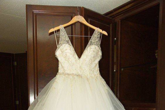 The wedding dress