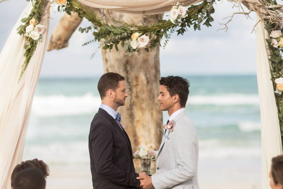 Ceremony on the beach