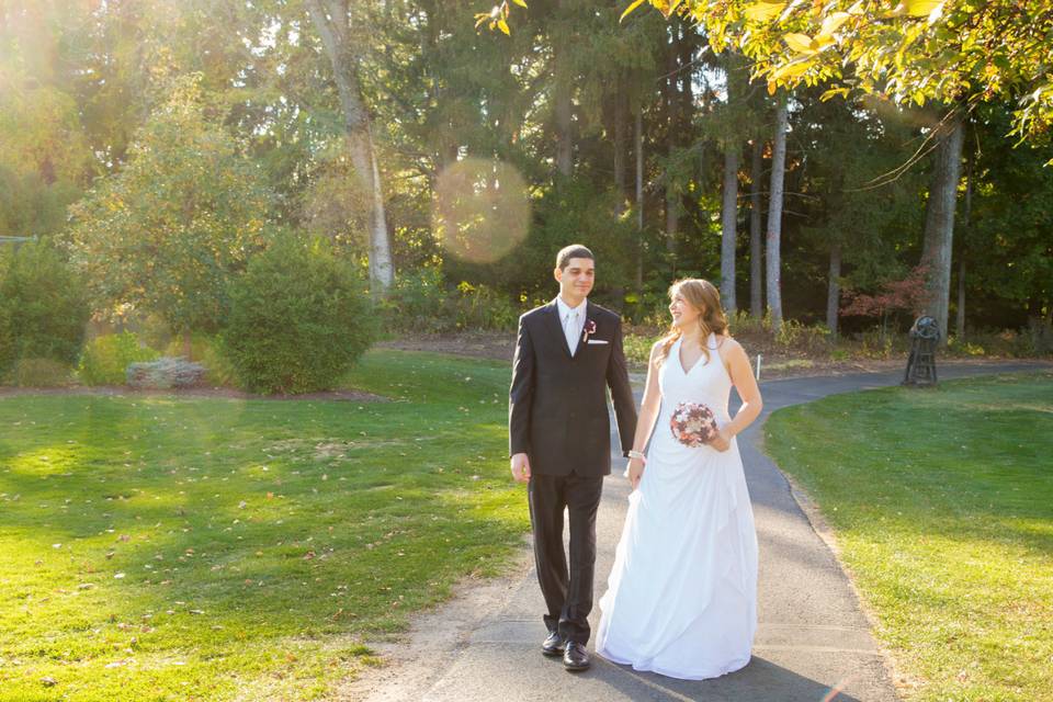 Couple walking