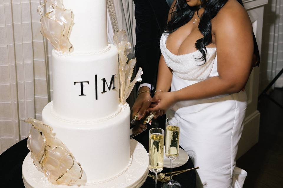 Weddingn Cake Cutting
