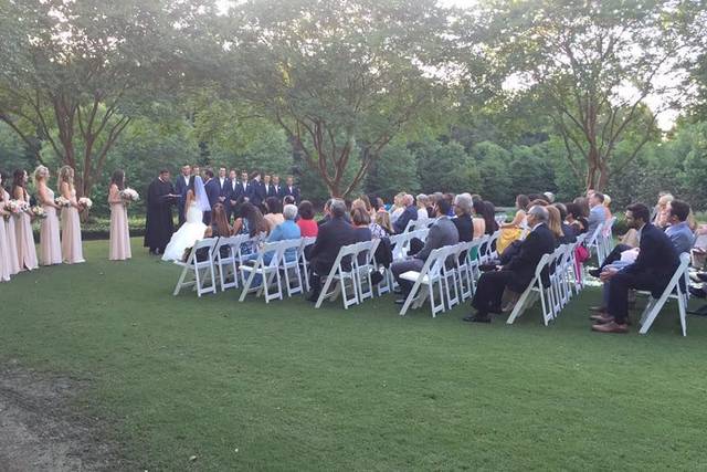 Outdoor wedding event