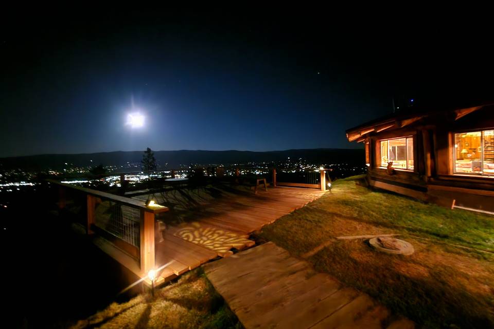 Larch deck at Night