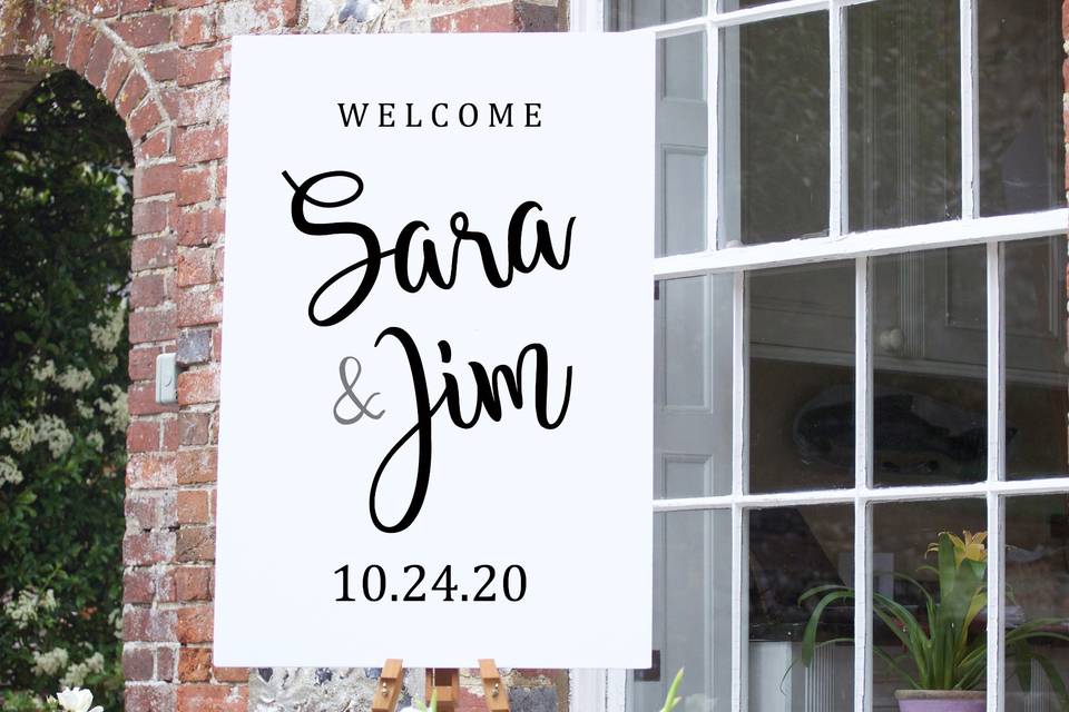 Wedding Sign