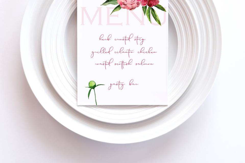 Menu Cards