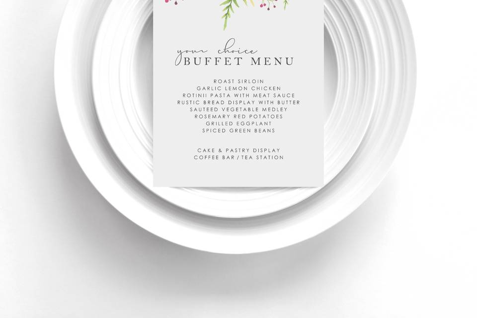 Menu Cards