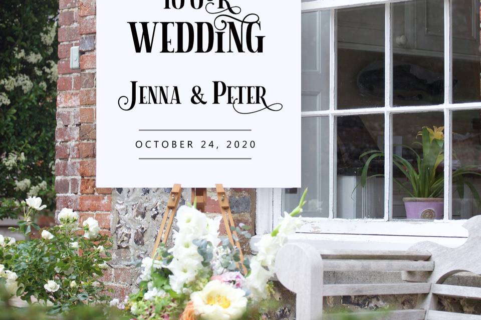 Wedding Sign
