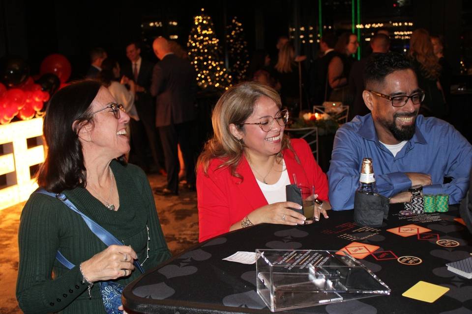 White Felt Casino Events