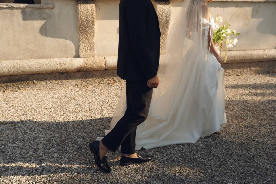 Bride and groom portraits