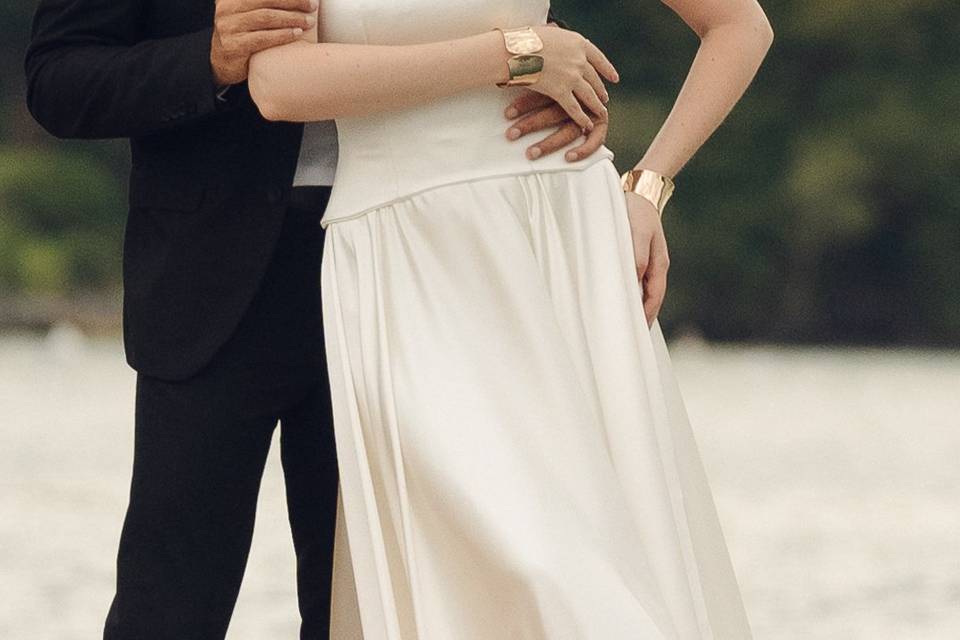 Bride and groom portraits