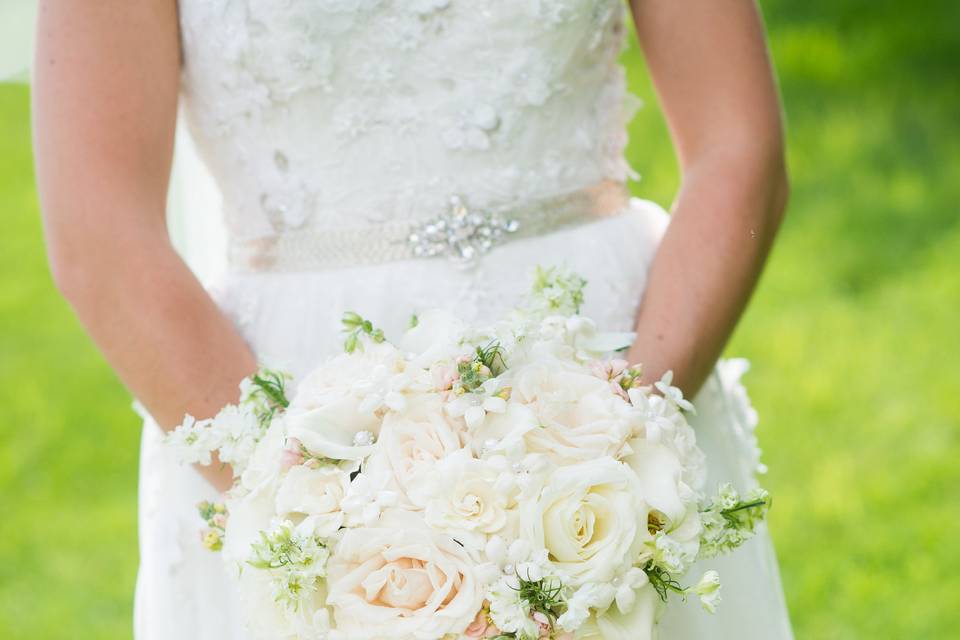 Sweetheart table garland of all baby's breath!, By Laurelwood Designs