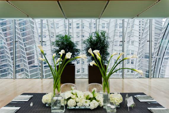 Sweetheart table arrangement