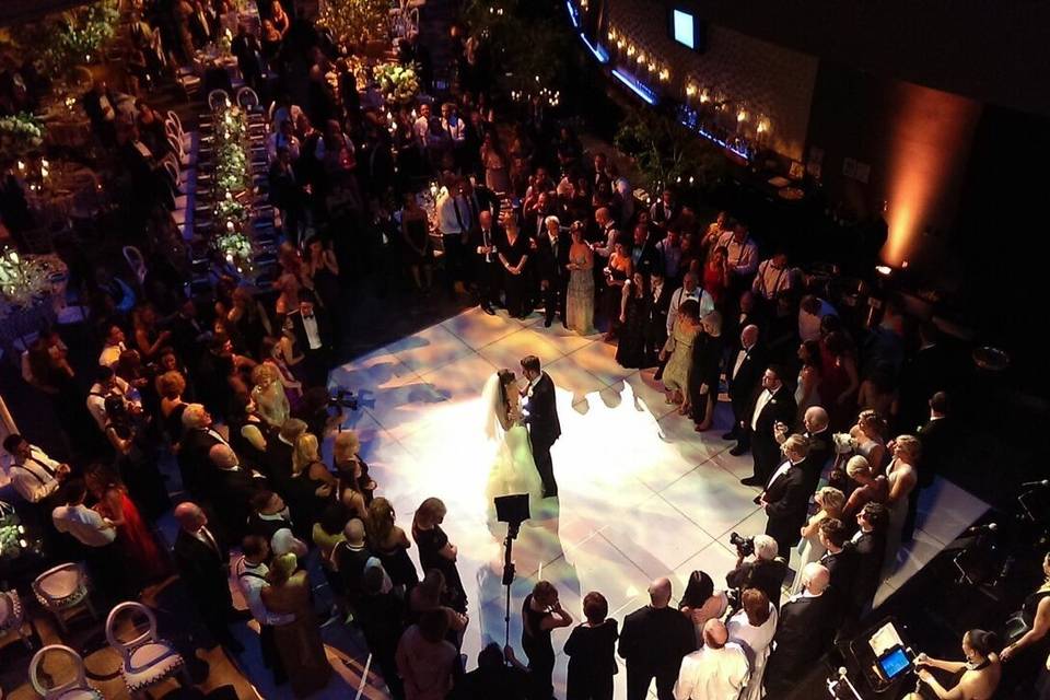 First dance as newlyweds