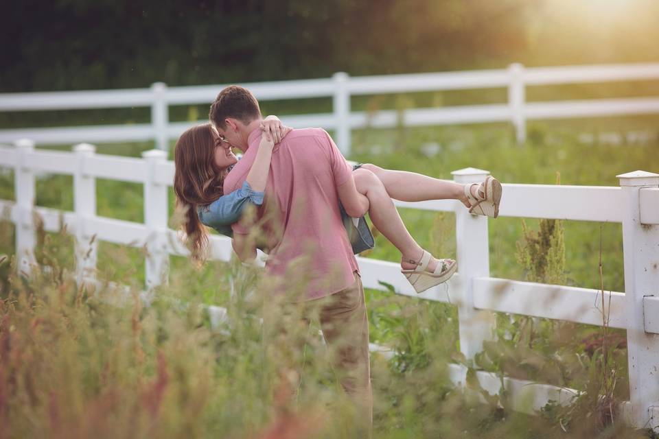 A romantic ranch engagement