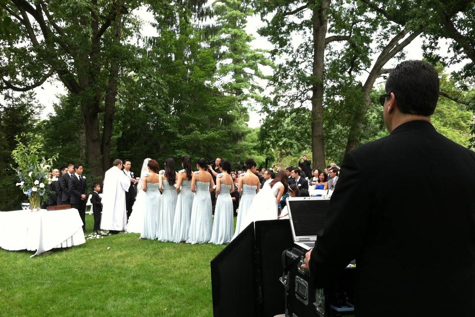 Dyker beach wedding ceremony