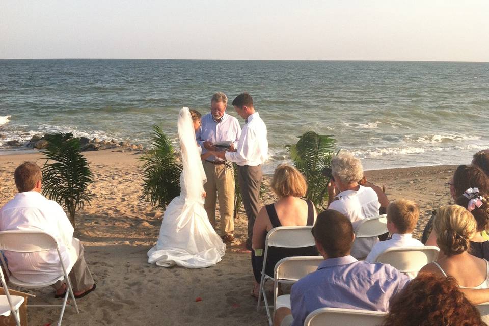 Ceremony at Edisto Beach