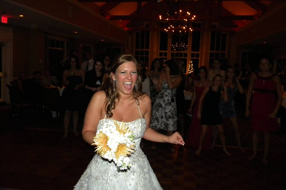 Throw the bouquet!