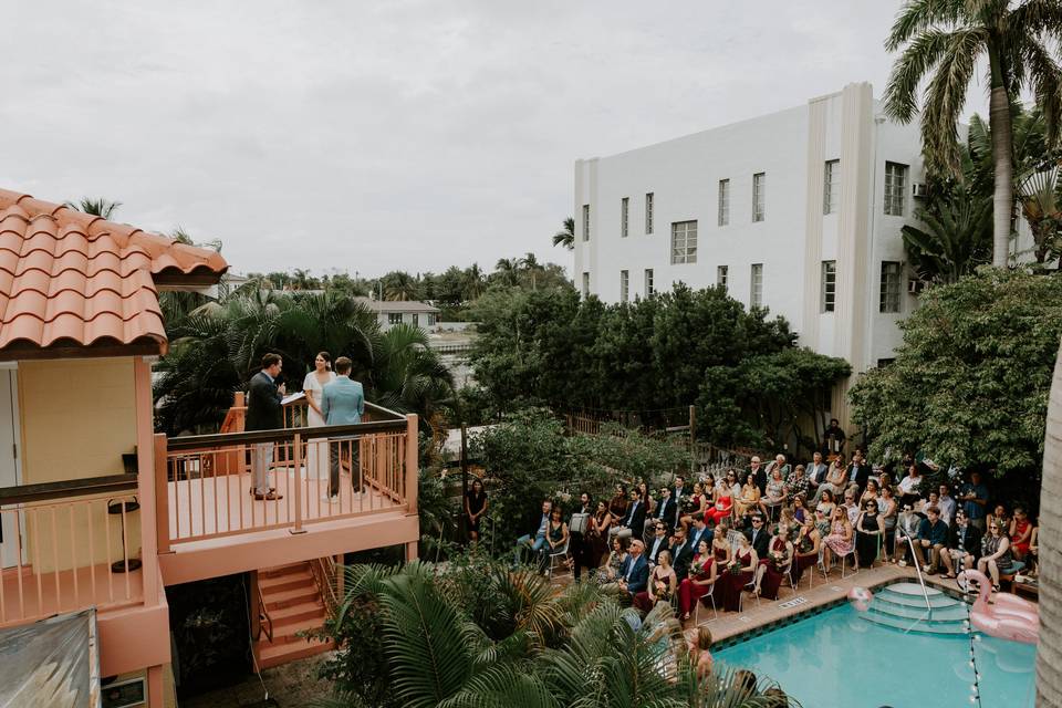 Poolside Wedding @ Shaker