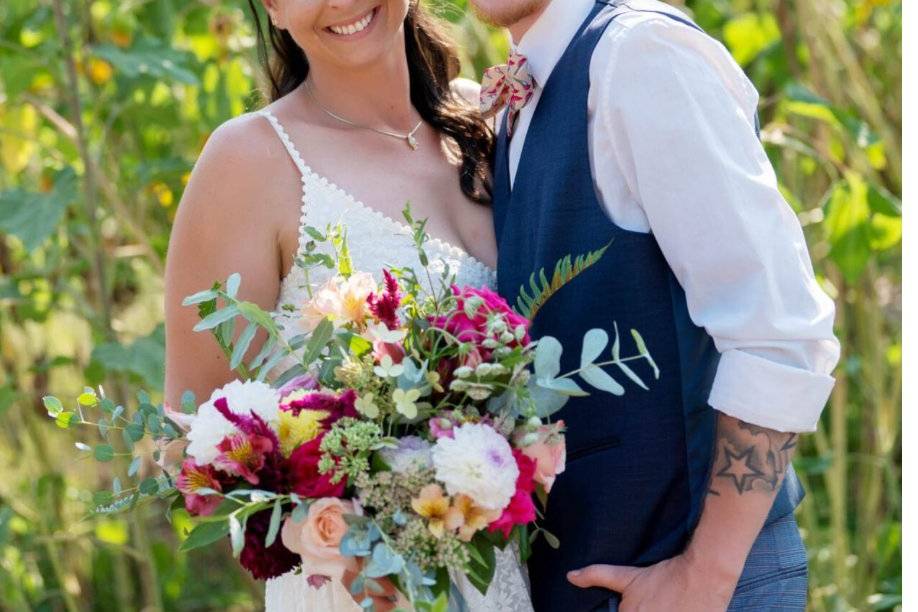 Bride and groom