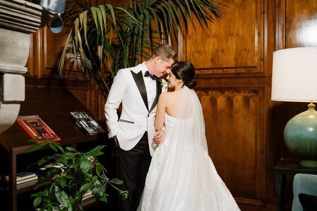 Editorial newlywed portrait