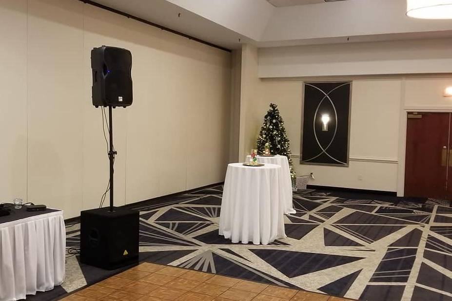 DJ setup