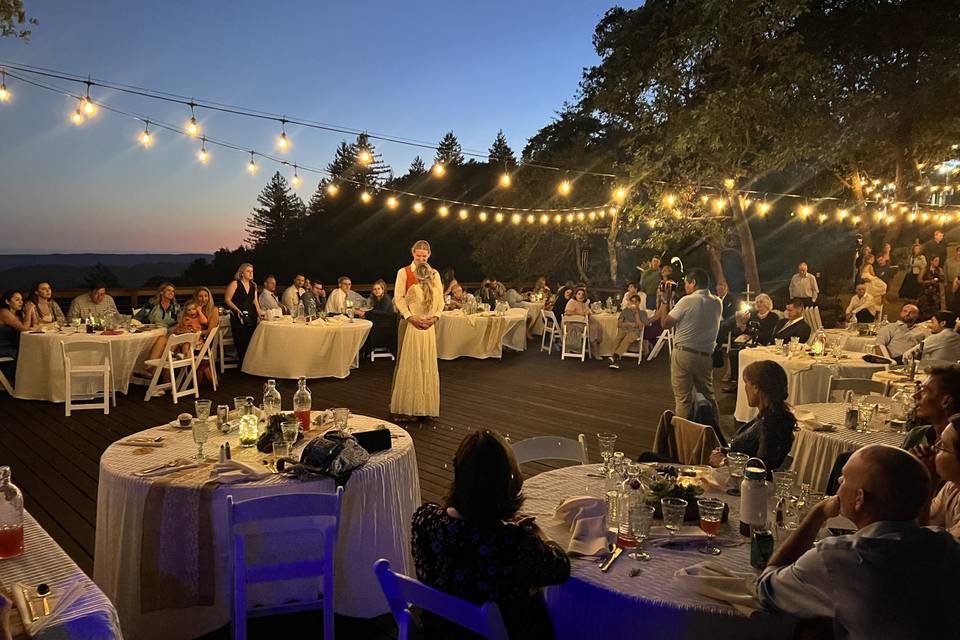 First Dance at Sunset