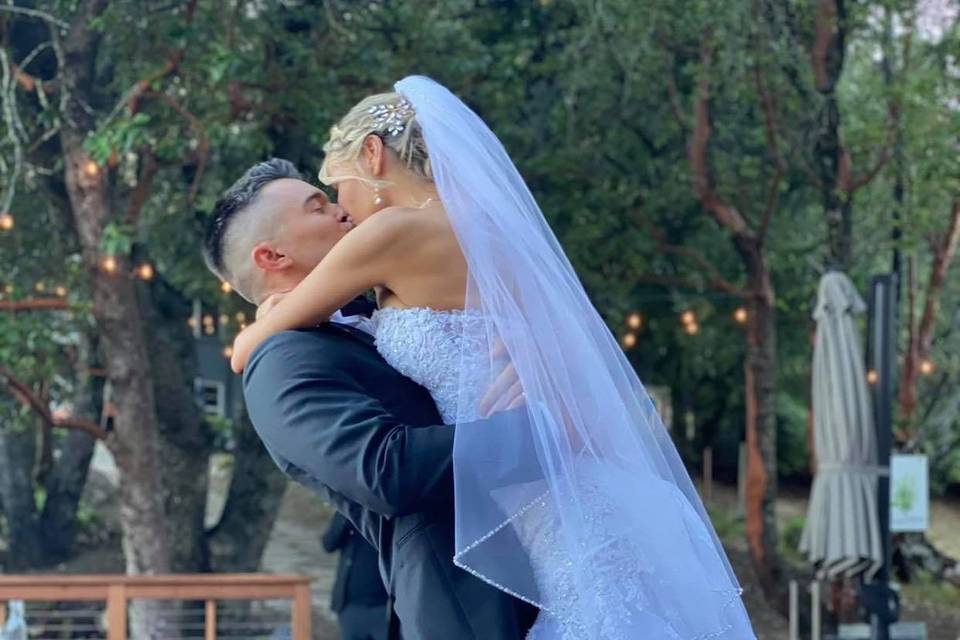 First Dance under the trees