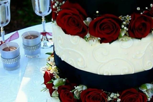 Multiple layered cake