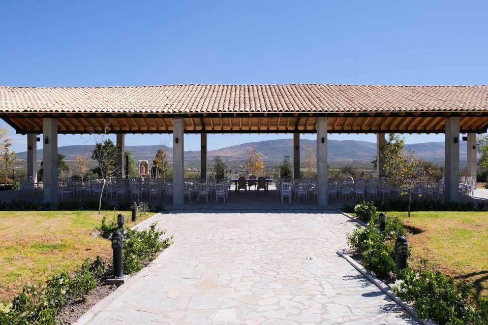 Open air pavillion