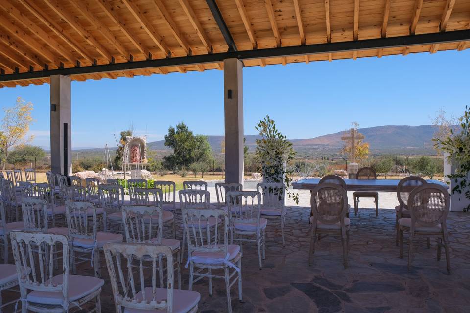 Open air pavillion