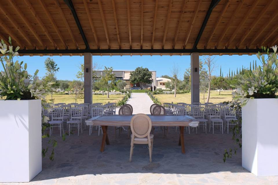 Open air pavillion