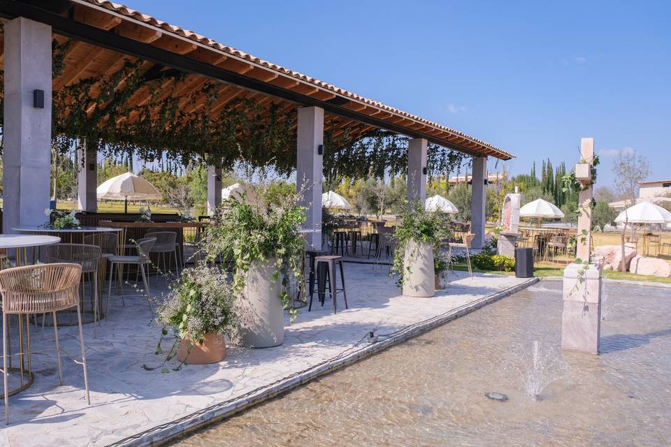 Open air pavillion