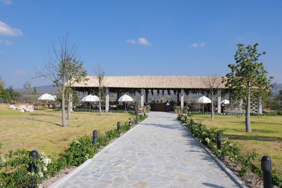 Open air pavillion