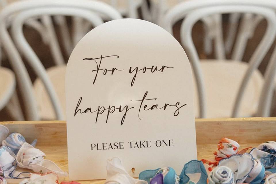 For happy tears