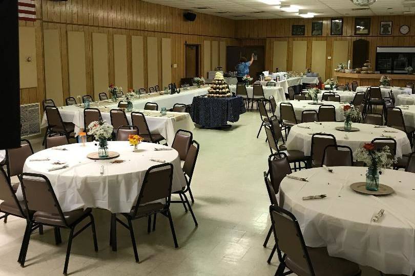 Prior to up-lights VFW hall (American Legion)