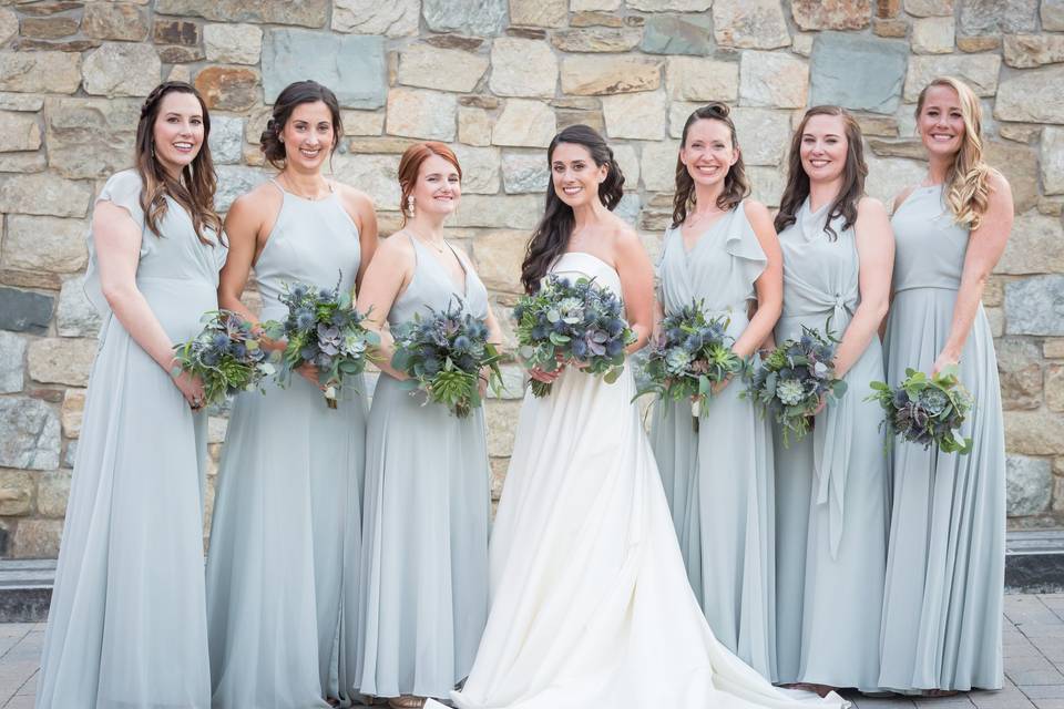 Bouquets on hand