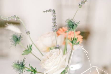 Bouquets of the bride and bridesmaids