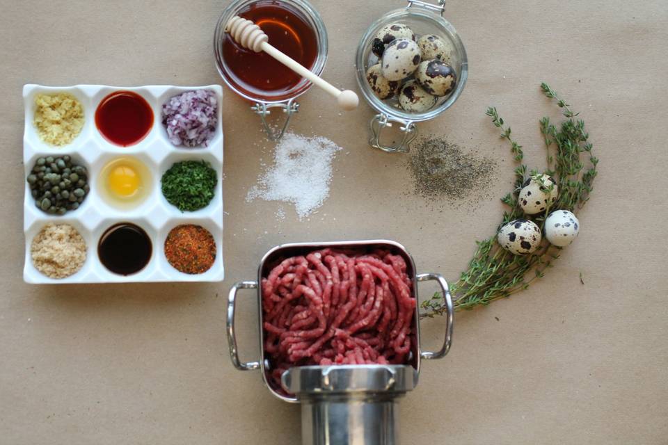 Steak Tartare Action Station