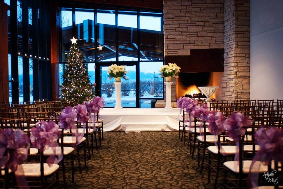 Indoor wedding venue