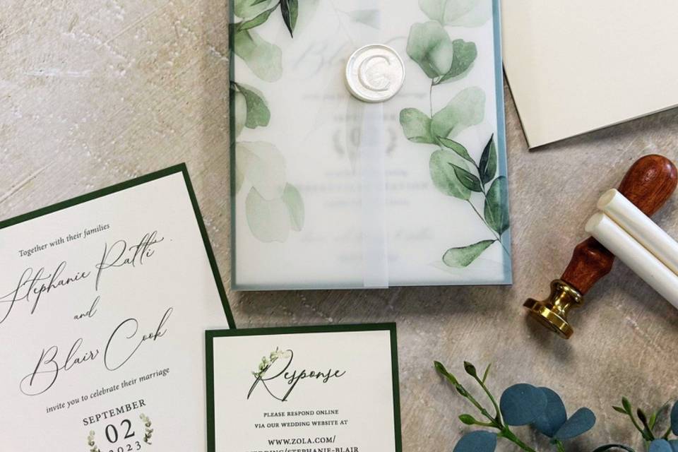 Greenery on Vellum