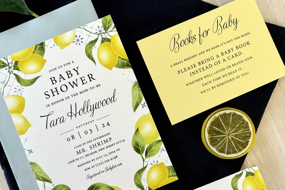 Italian Inspired Baby Shower