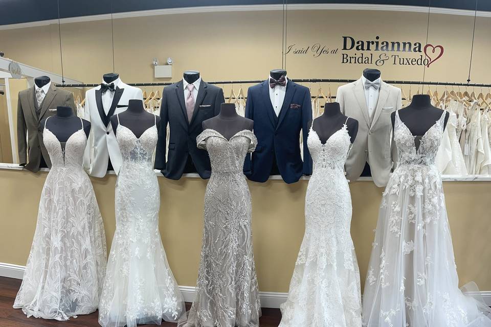 Eight Wedding Dress Fabrics - Darianna Bridal & Tuxedo