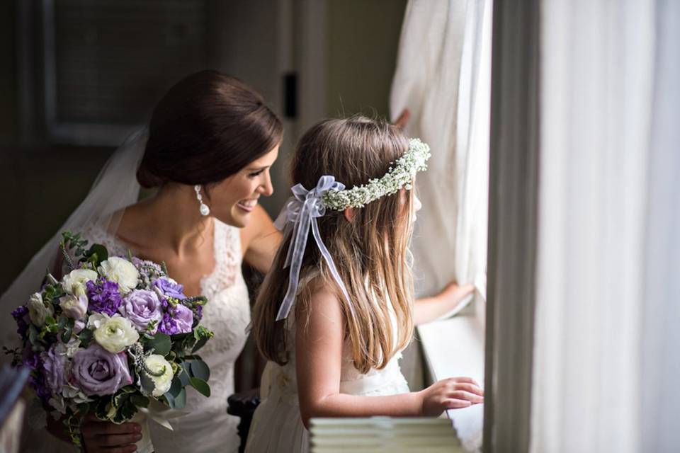 Kirsten and Flowergirl