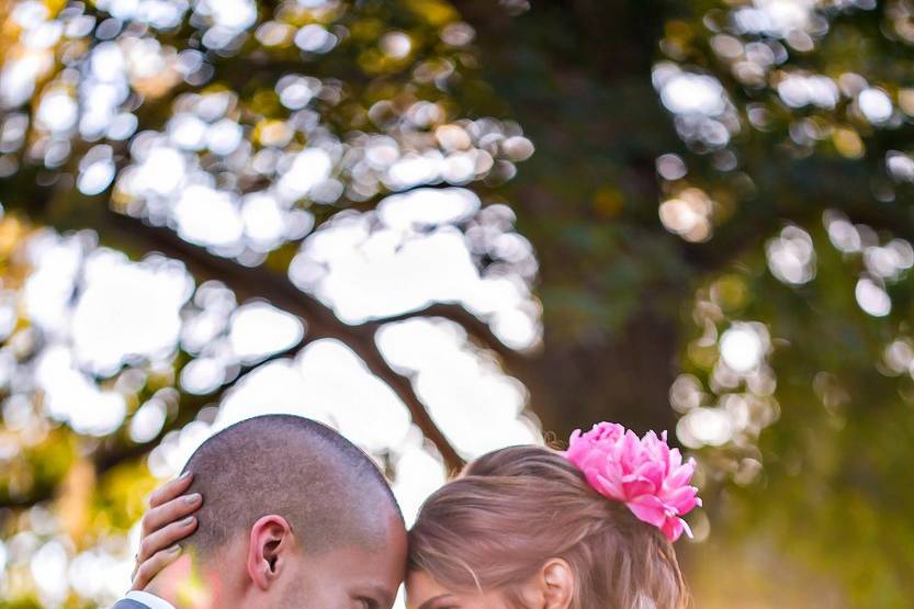 Couple posing