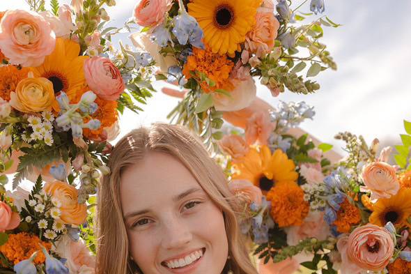 Surrounded by Flowers