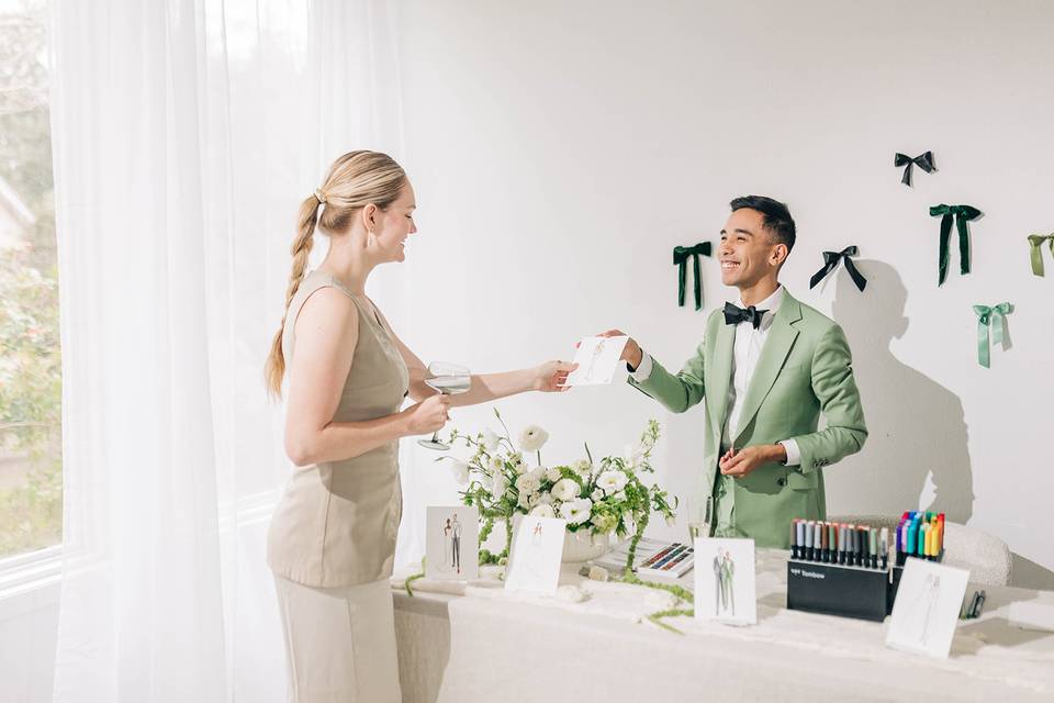 Watercolor Guest Portraits